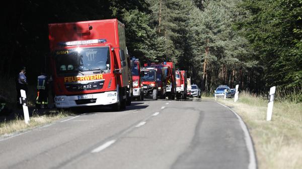 Waldbrand bei Erlangen: Mehrere Tausend Quadratmet