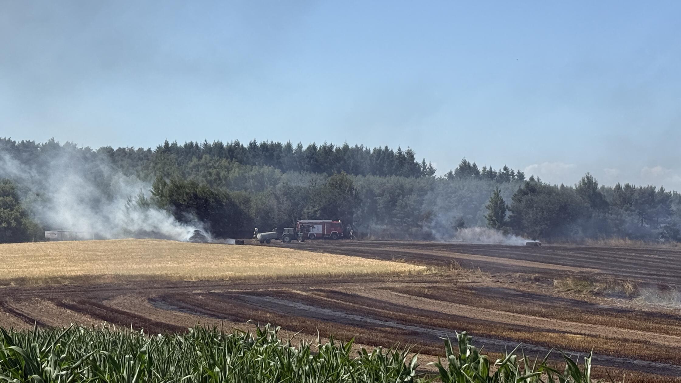 Zusammenhalt ist der Erfolg: Feuerwehr und Landwir