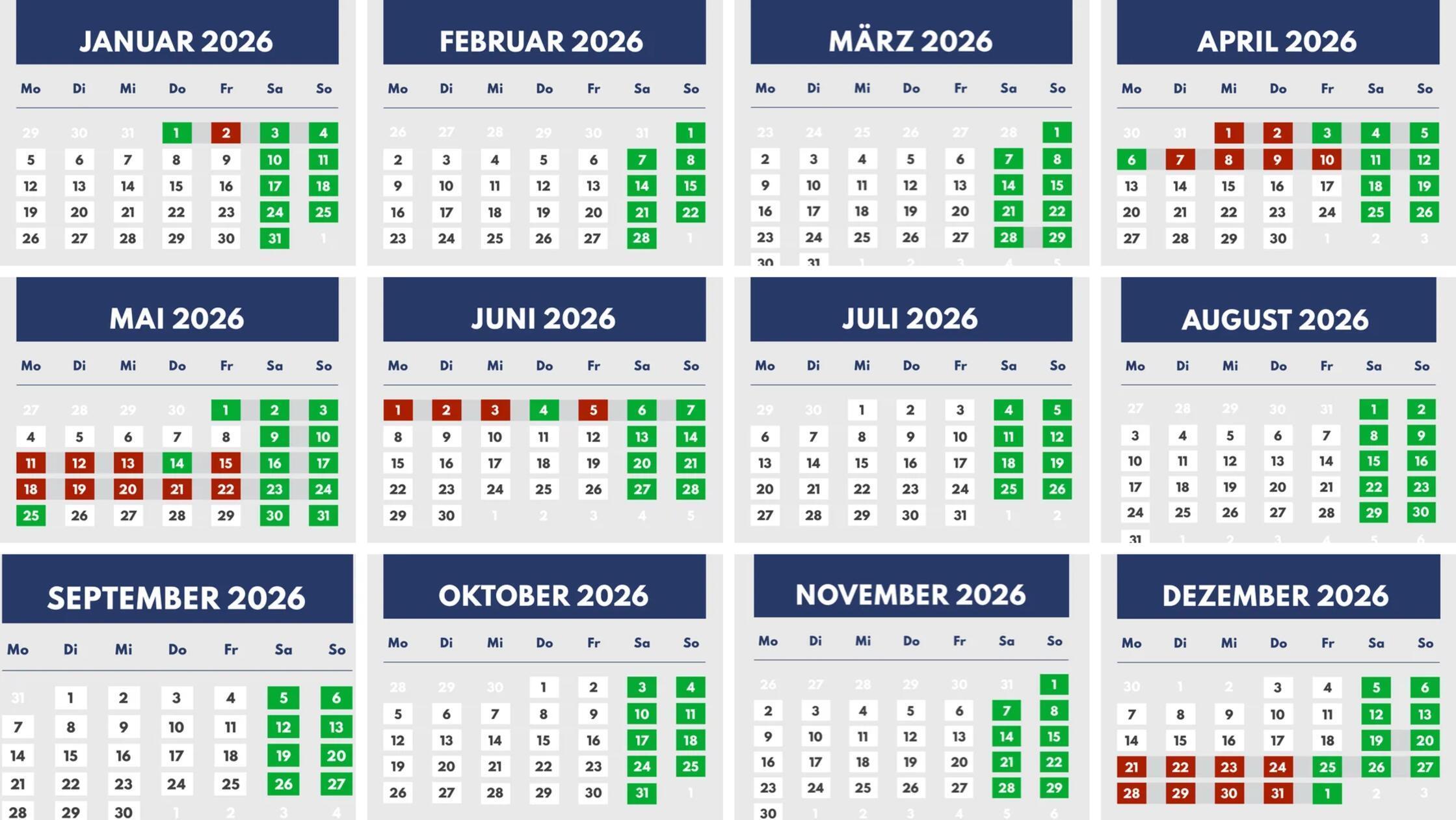  Brückentage 2026 in Bayern: So holen Sie das Maximum an Urlaub heraus Illustration 