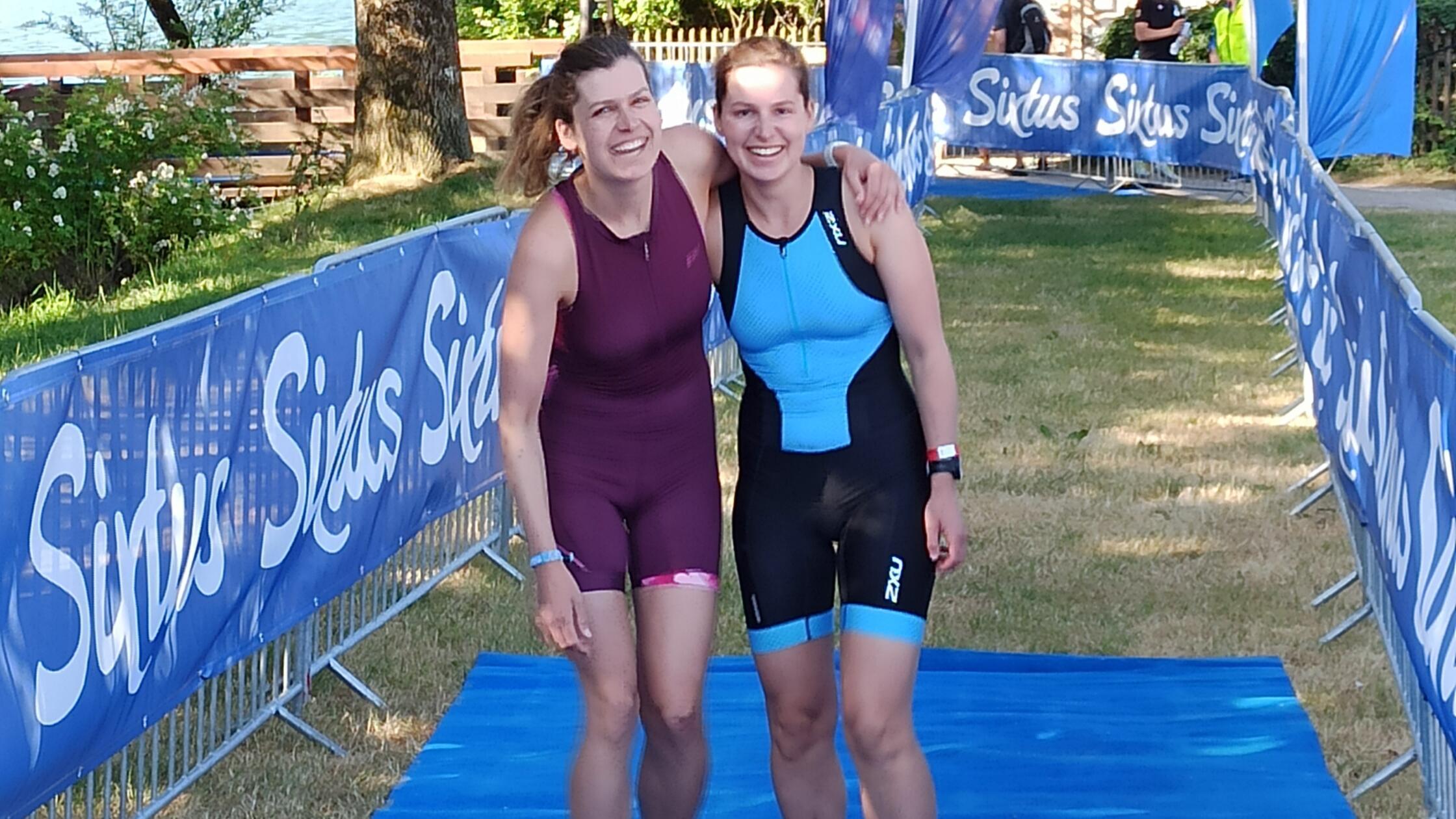 Die Geschwister Ramona und Sabrina Branner starten