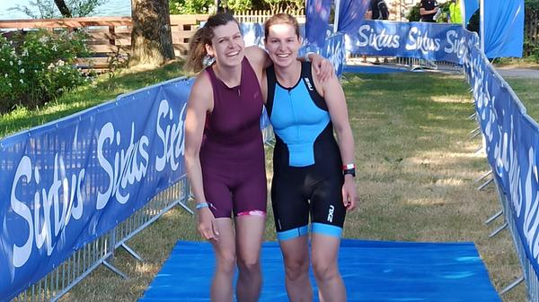 Die Geschwister Ramona und Sabrina Branner starten