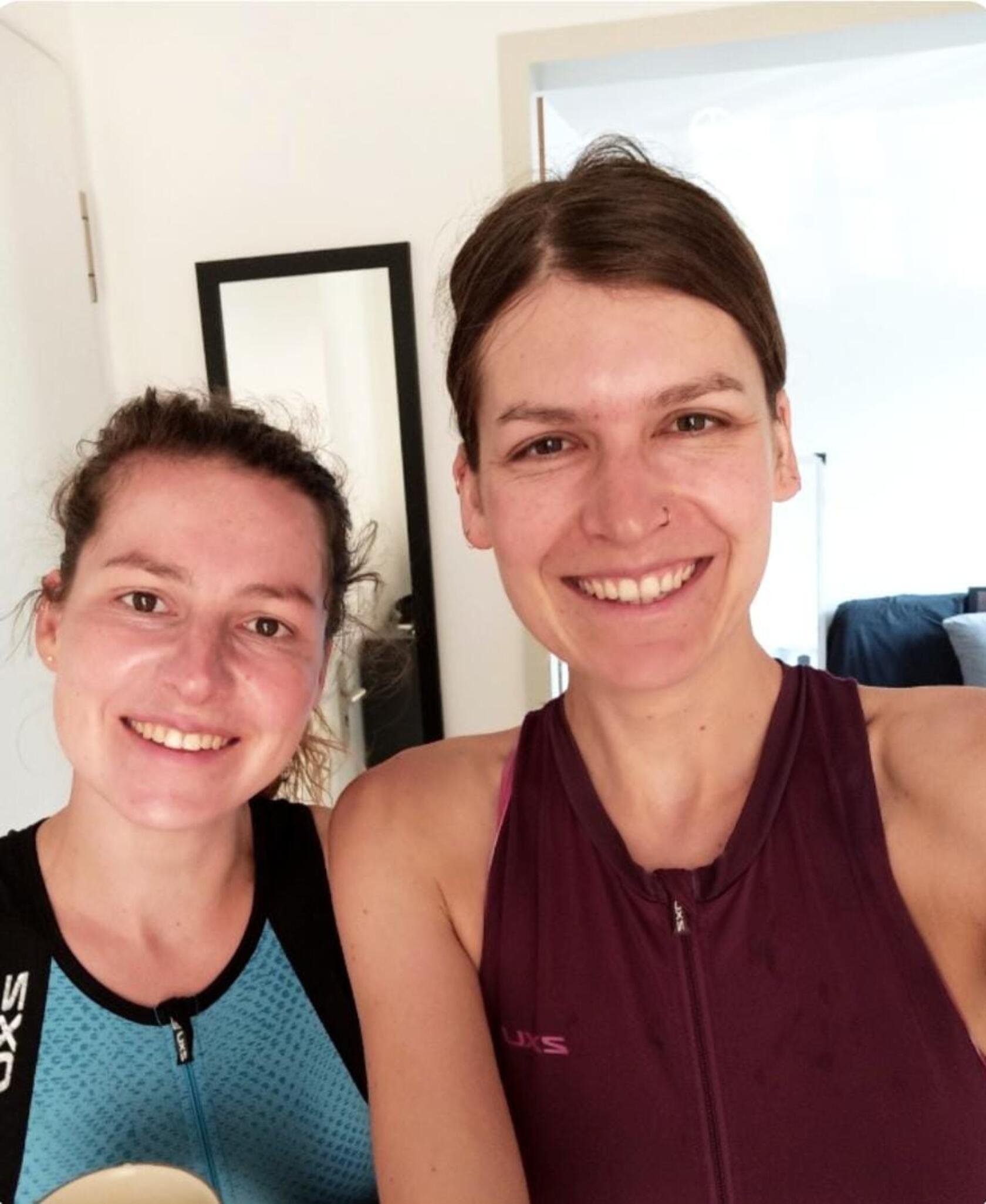 Die Geschwister Ramona und Sabrina Branner starten