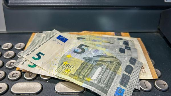 Auszahlung am Geldautomat