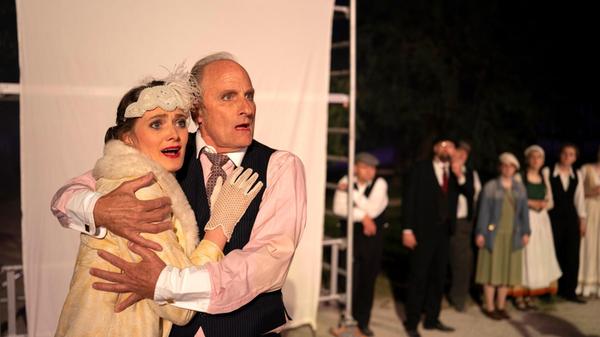 Das Filmpaar Rosa Fernau (Luise Hagedise Bernburg) und Waldemar Andra (Ulrich Zentner) leben für den Film. Alle Bilder: Fotograf Andreas Riedel