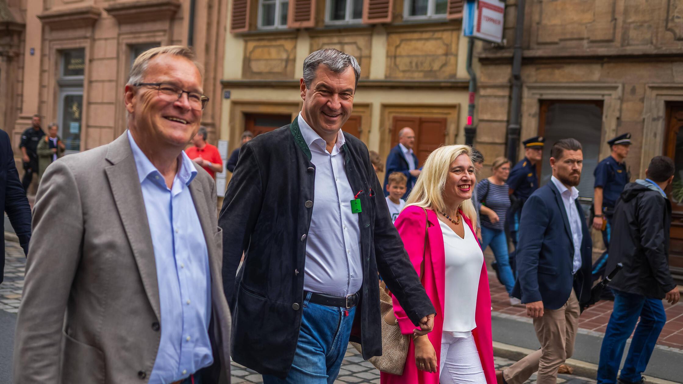EUROPA, DEUTSCHLAND, BAYERN, BAMBERG, 27.08.2023: 