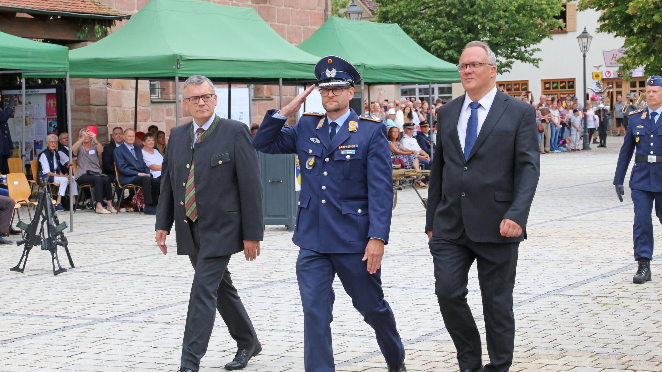 Heideck, 60 Jahre Patenschaft, Herrmann, Zerau, Be