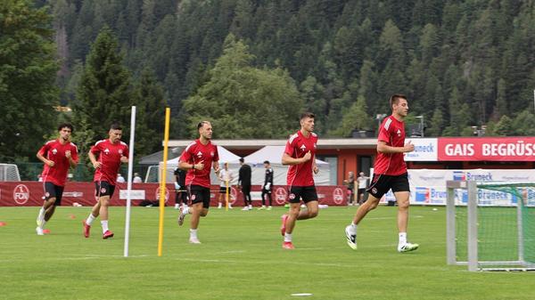 Nach etwas mehr als 90 Minuten war die erste Trainingseinheit geschafft.