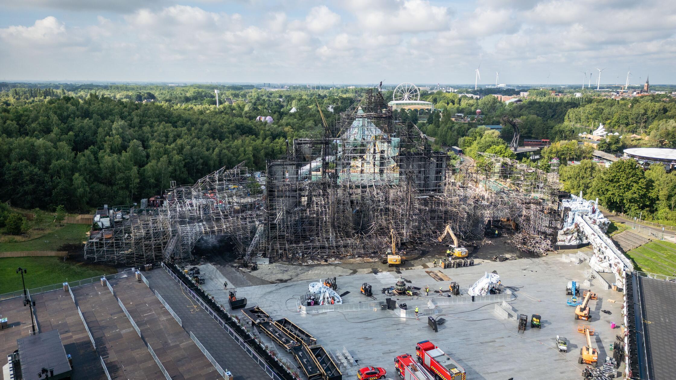 Nach Totalbrand der Hauptb&uuml;hne zwei Tage vor Mega-Festival: "Tomorrowland" will trotzdem starten