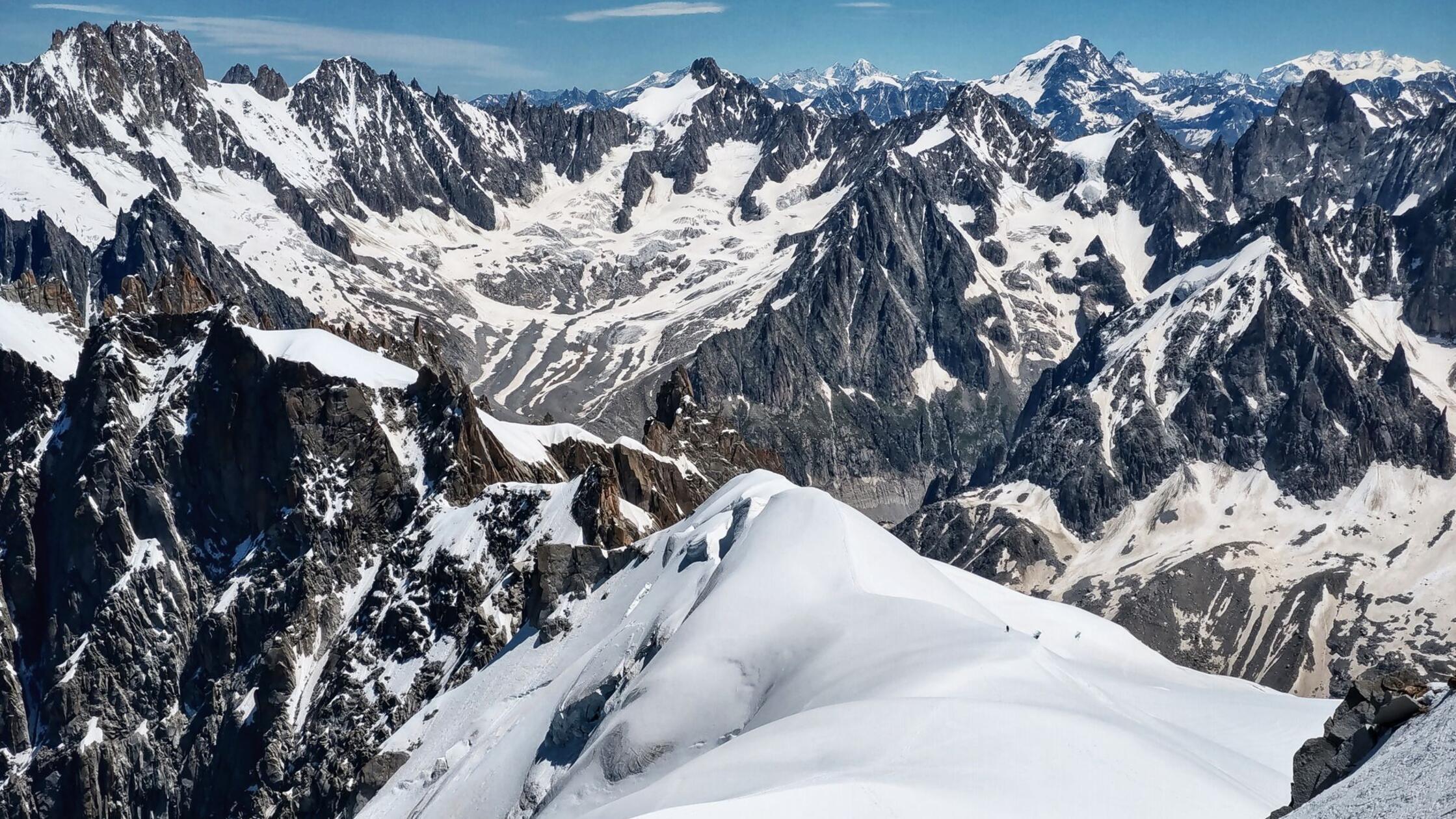 Vermisste Alpinisten tot im Mont-Blanc-Massiv aufgefunden