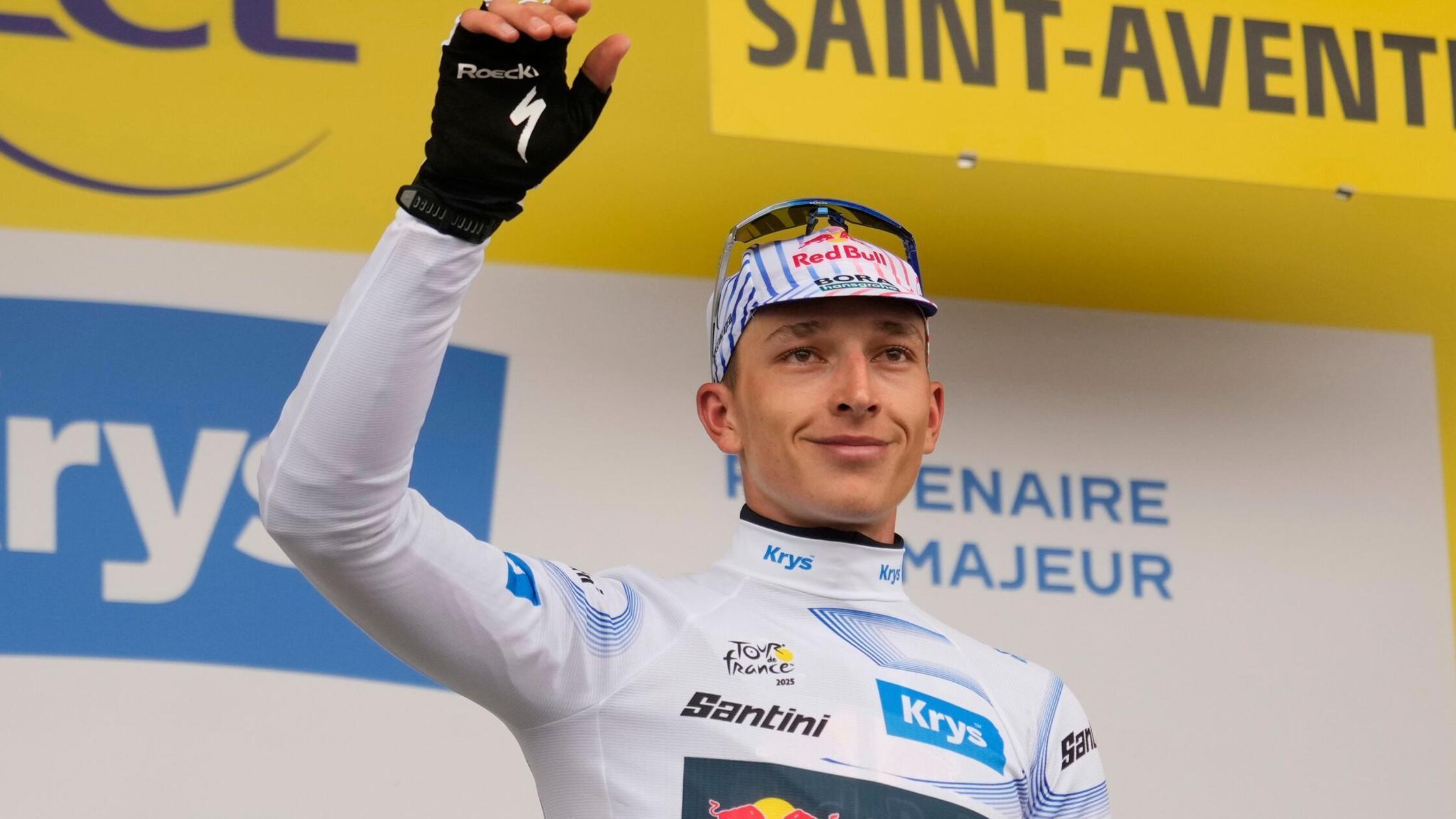 Debütant Lipowitz als Tour-Dritter in Richtung Alpen