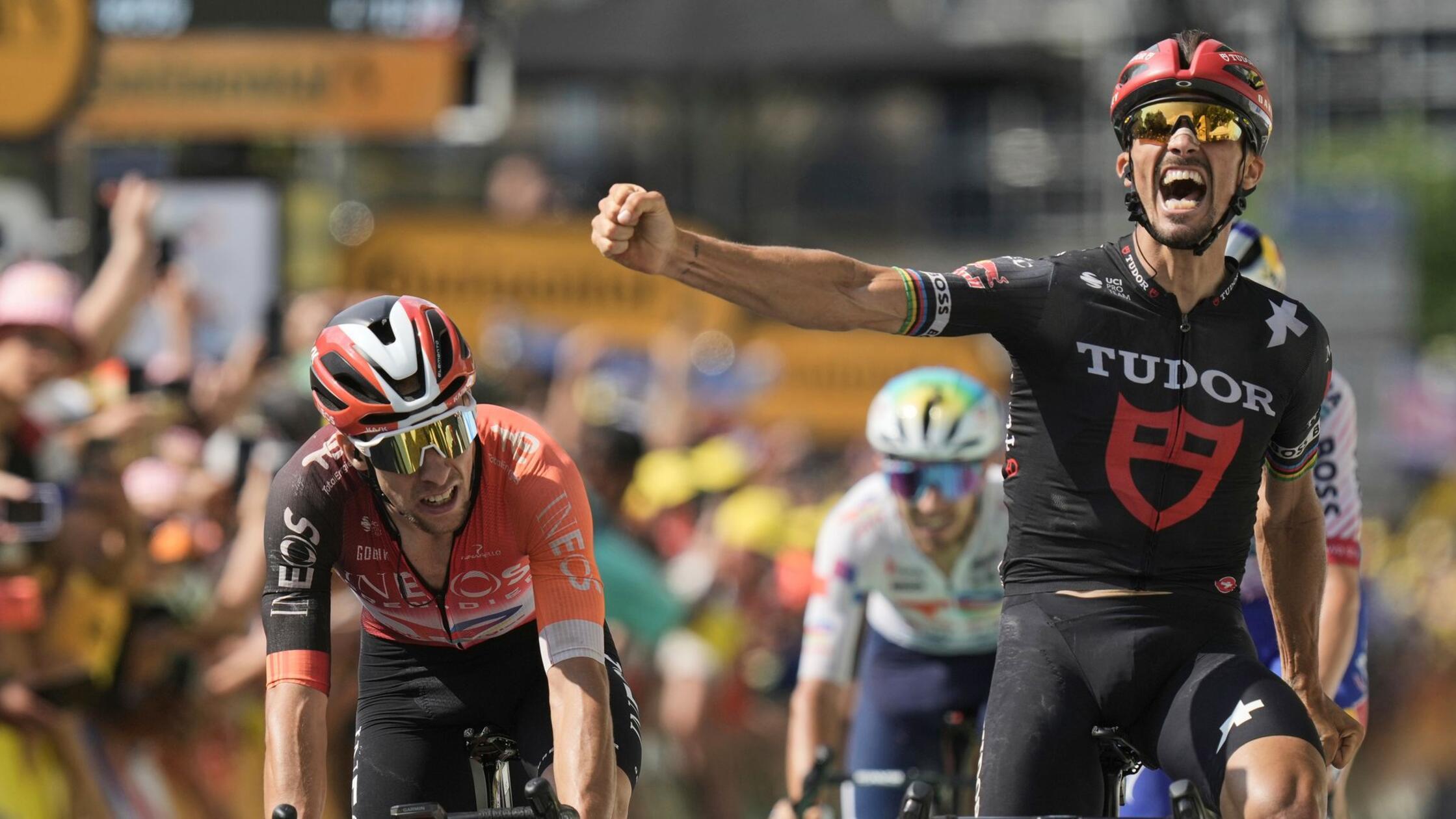 „Wie ein Idiot“: Alaphilippe jubelt über vermeintlichen Sieg