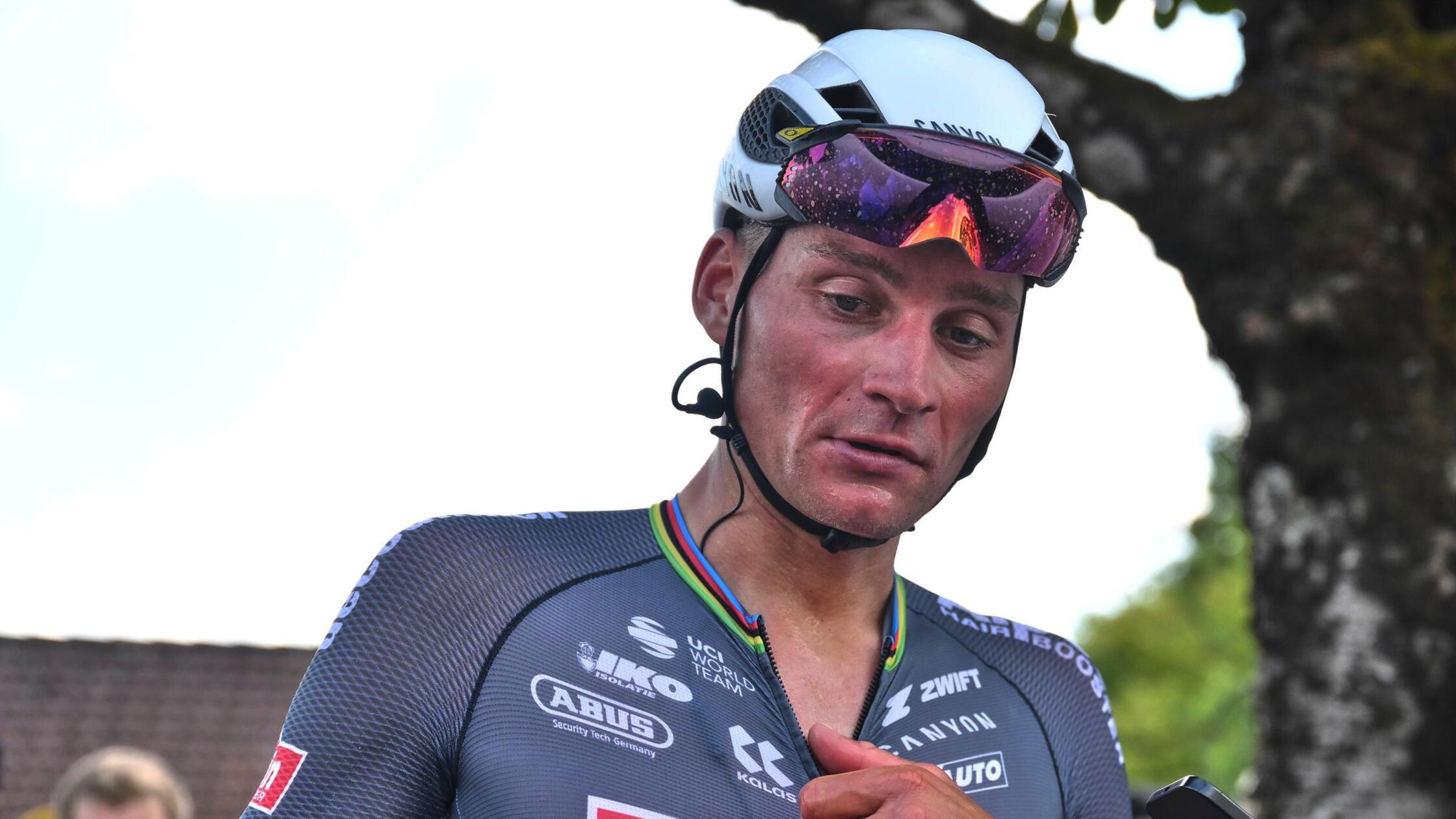 Lungenentzündung: Radstar Mathieu van der Poel bei Tour raus