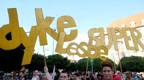 Dyke*march Nürnberg (Demo für mehr lesbische Sicht