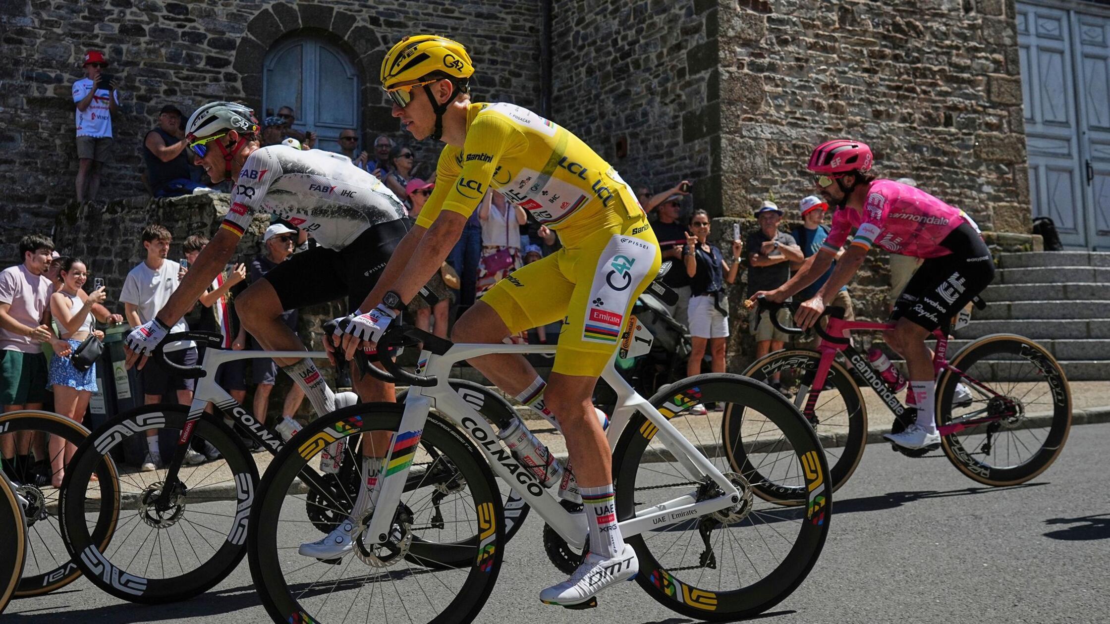 Arroganz-Kritik: Pogacar verteidigt Edelhelfer Politt