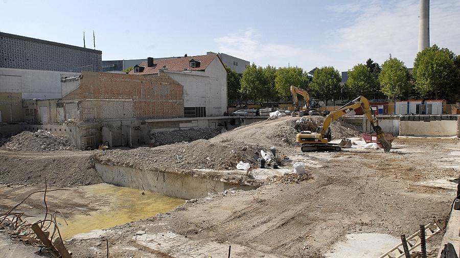 Neuer Grande Galerie ist der Bauplatz bereitet