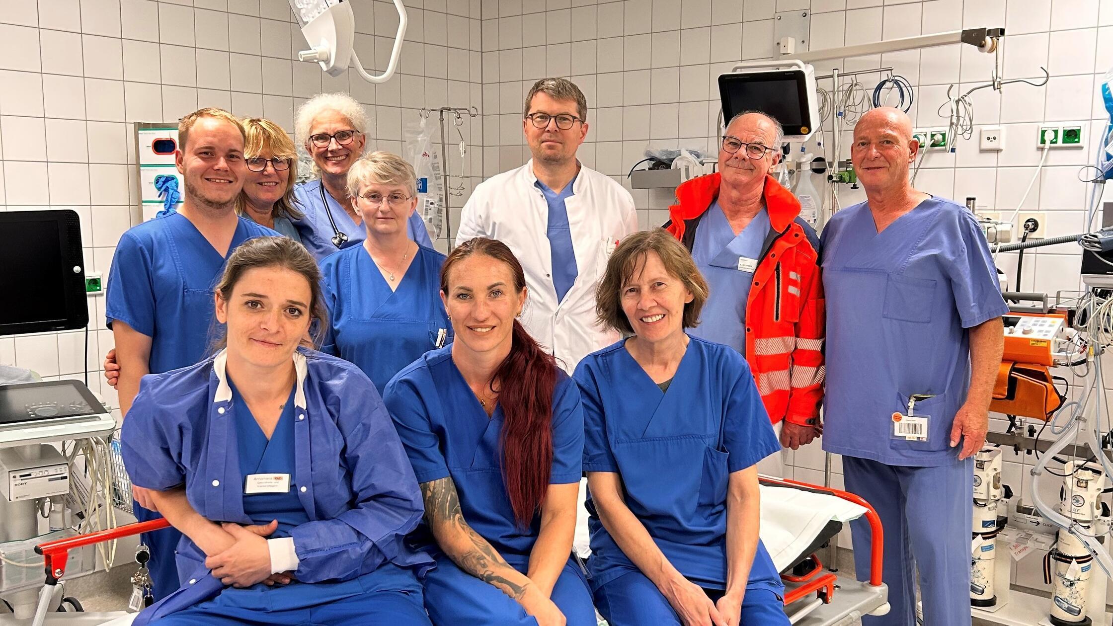 Die Mitarbeiterinnen und Mitarbeiter der Notaufnah