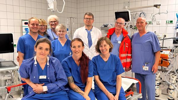 Die Mitarbeiterinnen und Mitarbeiter der Notaufnah