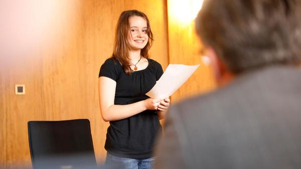 Das neue Christkind ist Nora Falk.