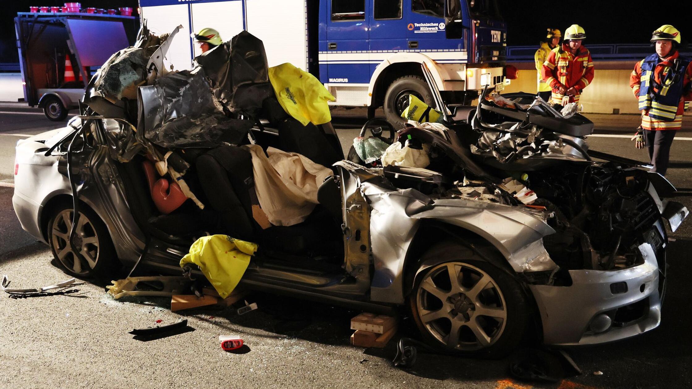 Mehrere Unfälle auf der Autobahn 3 - nur eine Spur befahrbar