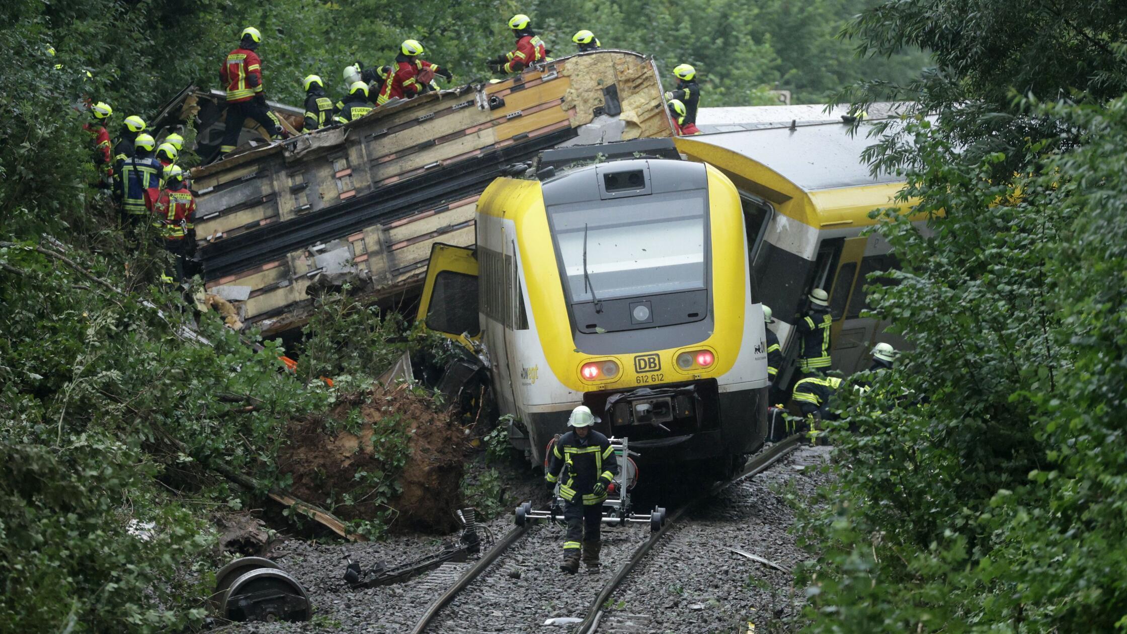 Police: Landslide was probably the cause of the fatal train accident in ...