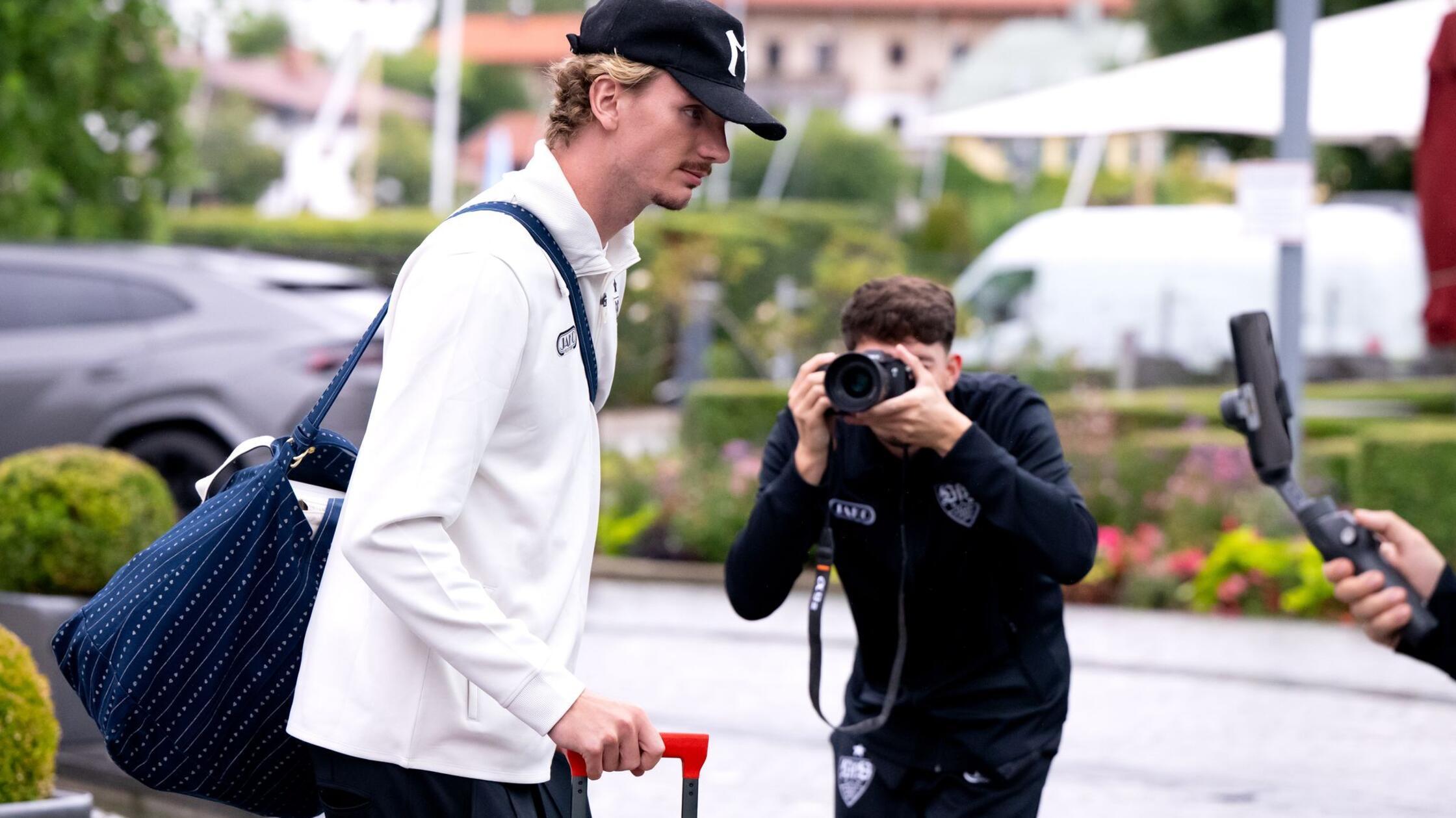 Training am Tegernsee: Woltemade zurück bei den VfB-Kollegen