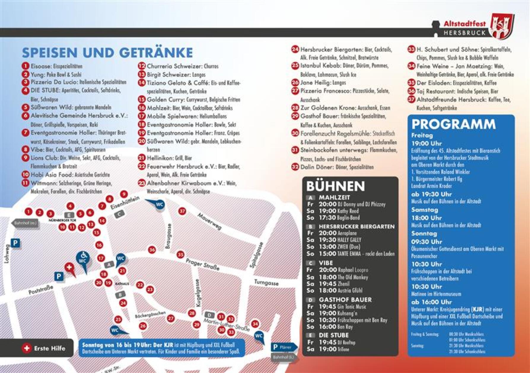 Altstadtfest-Programm