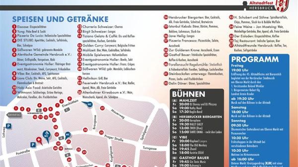 Altstadtfest-Programm