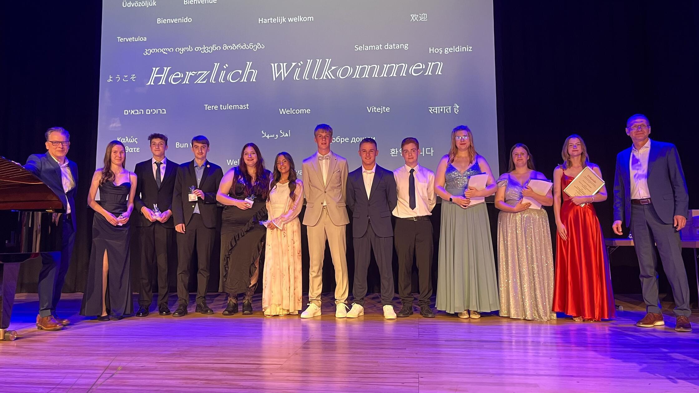 Nicht nur die drei Gewinnerinnen des Schulförderpr