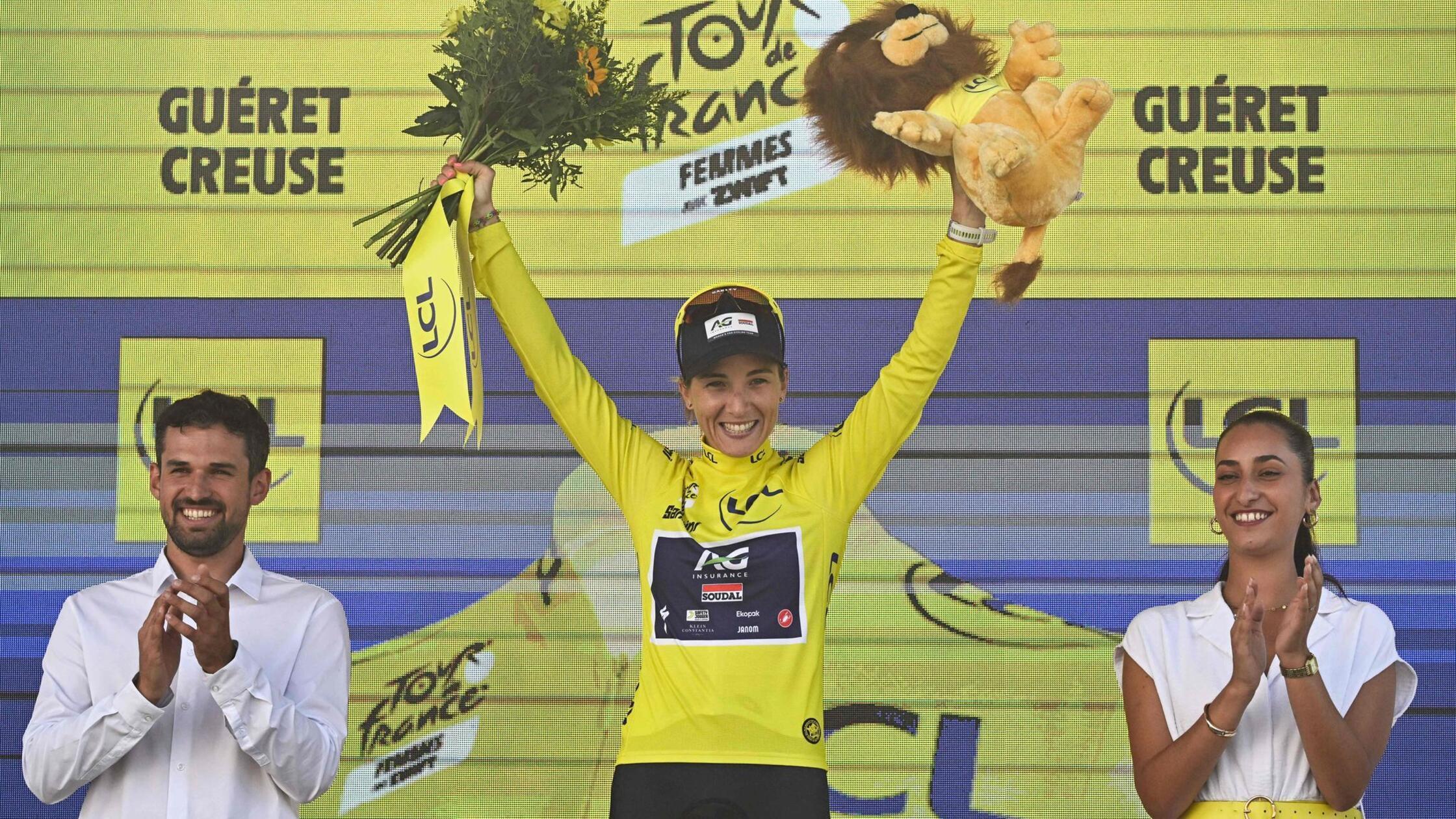 Mauritius darf bei der Tour jubeln: Le Court Pienaar in Gelb