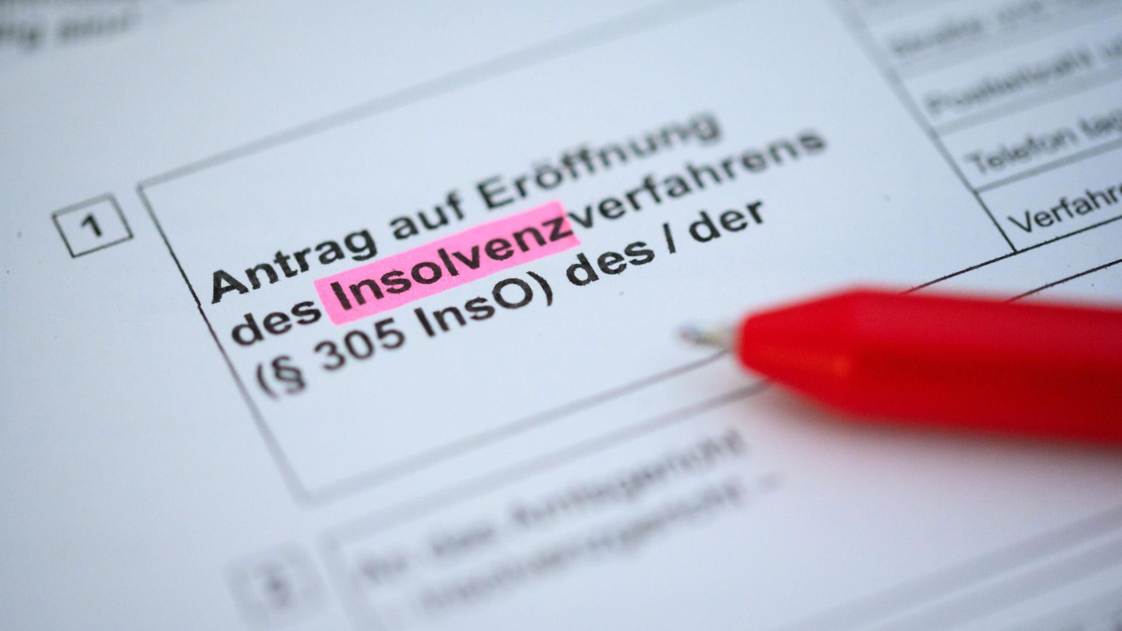 Insolvenzen erreichen höchsten Stand seit zehn Jahren
