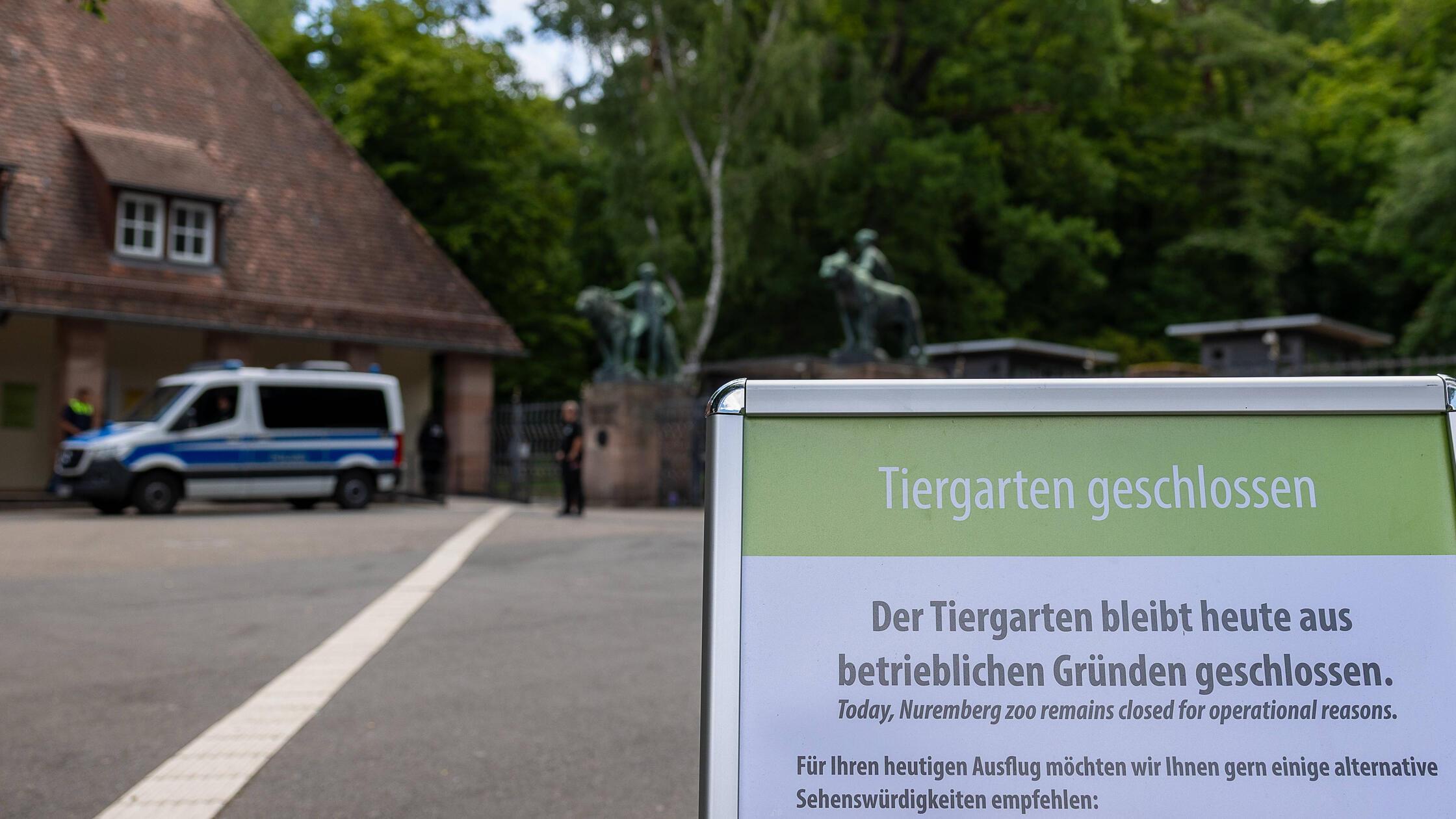Tiergarten Nürnberg bleibt geschlossen Demonstrati