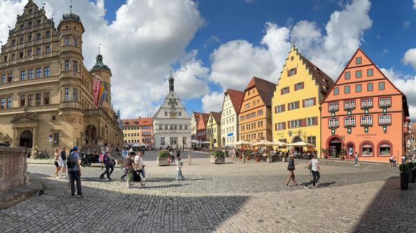 Deutschland, Bayern, Ortschaft, Ort, Rothenburg ob