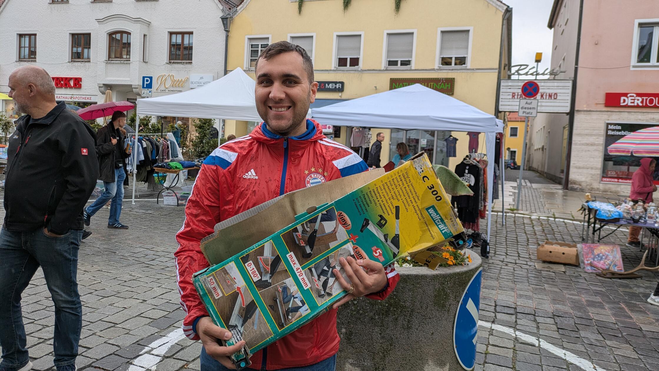 Laurentio Nandrean ergatterte einen Parkettschneid
