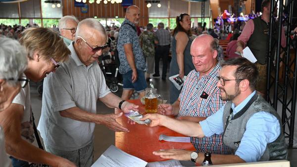 Ausgabe der Gutscheine im letzten Jahr.