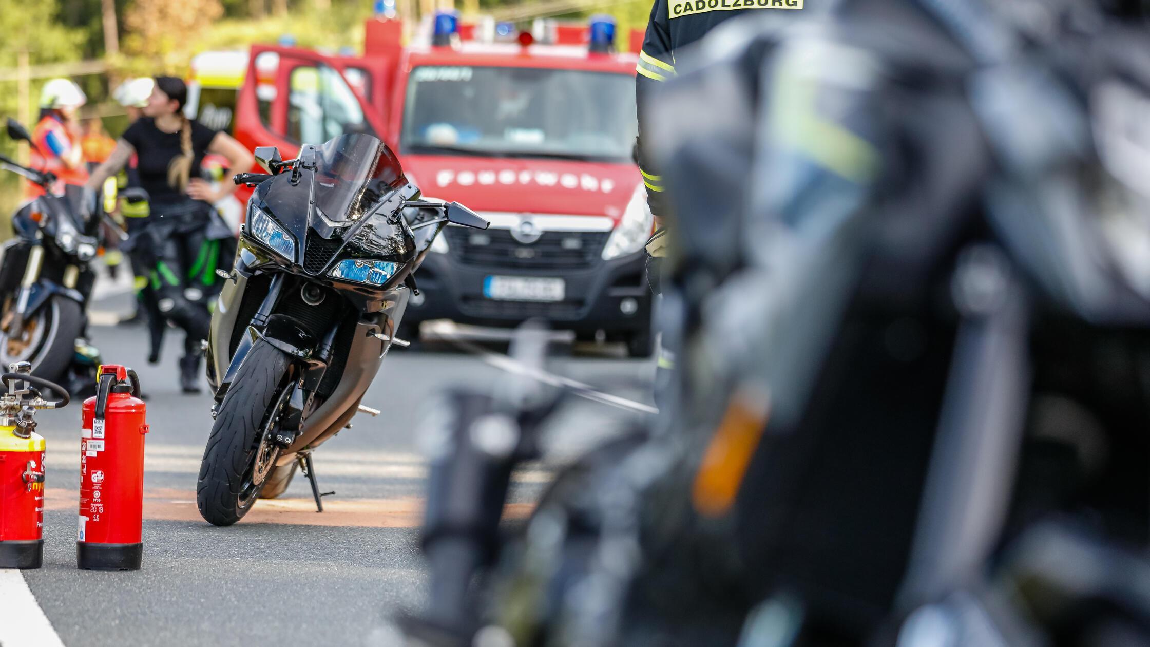 Motorradrennen Unfall Gestern