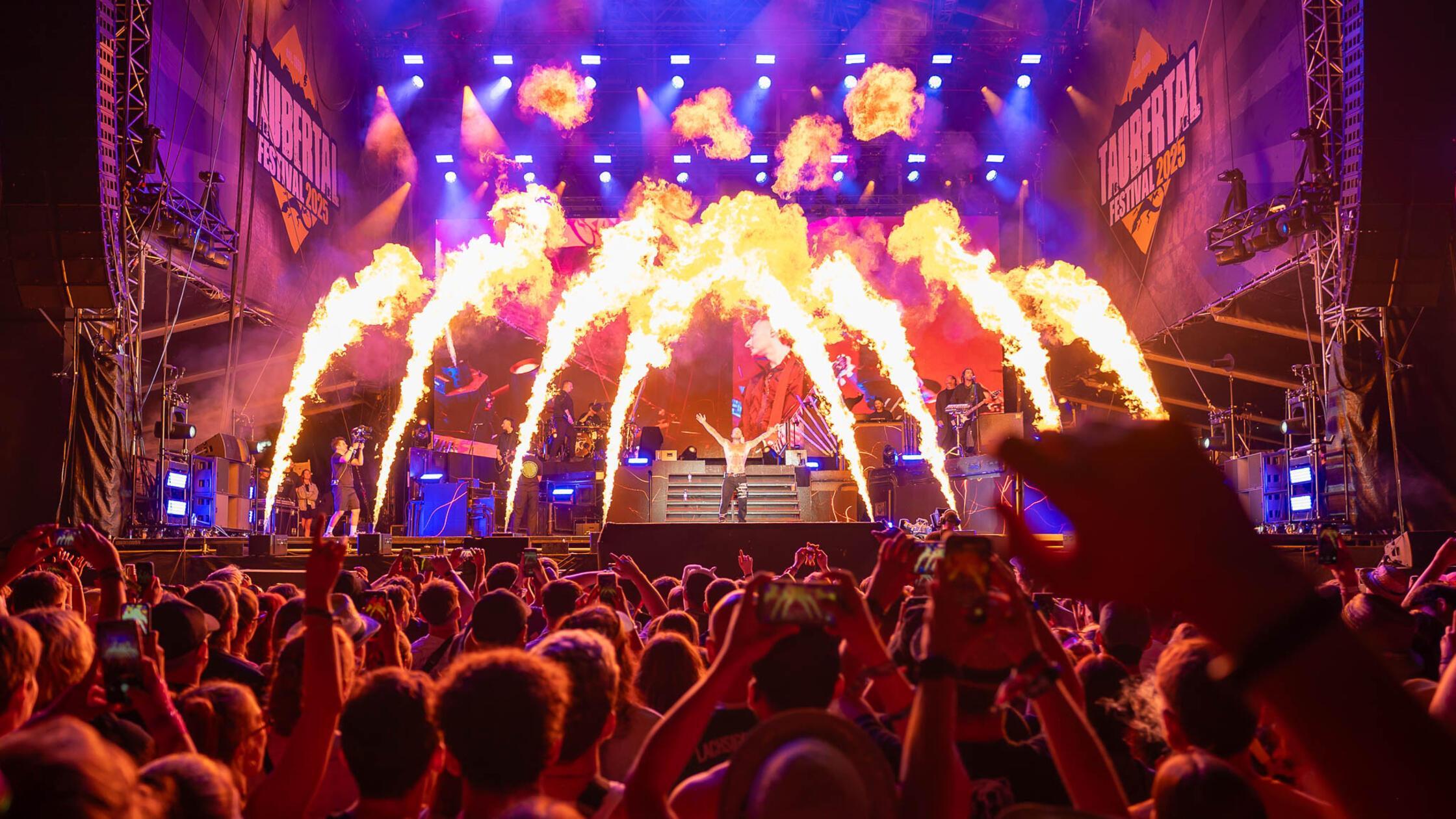 Kontra K, der Headliner am Samstagabend auf der Ta