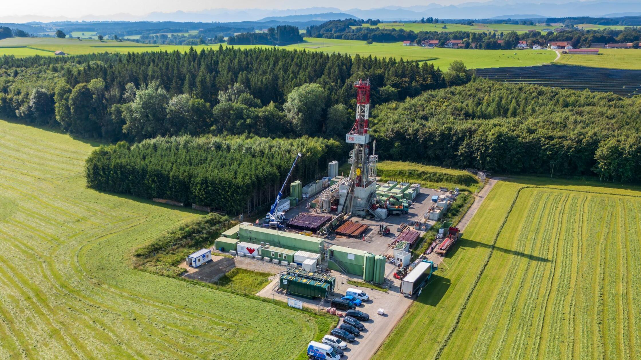 Unweit des Ammersees wird wieder nach Erdgas gebohrt