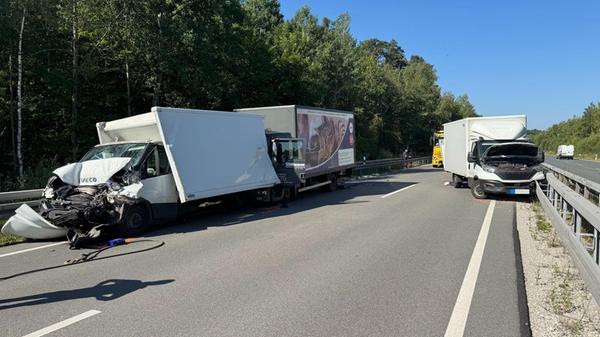 Transporterfahrer durch die Luft geschleudert: Wuc