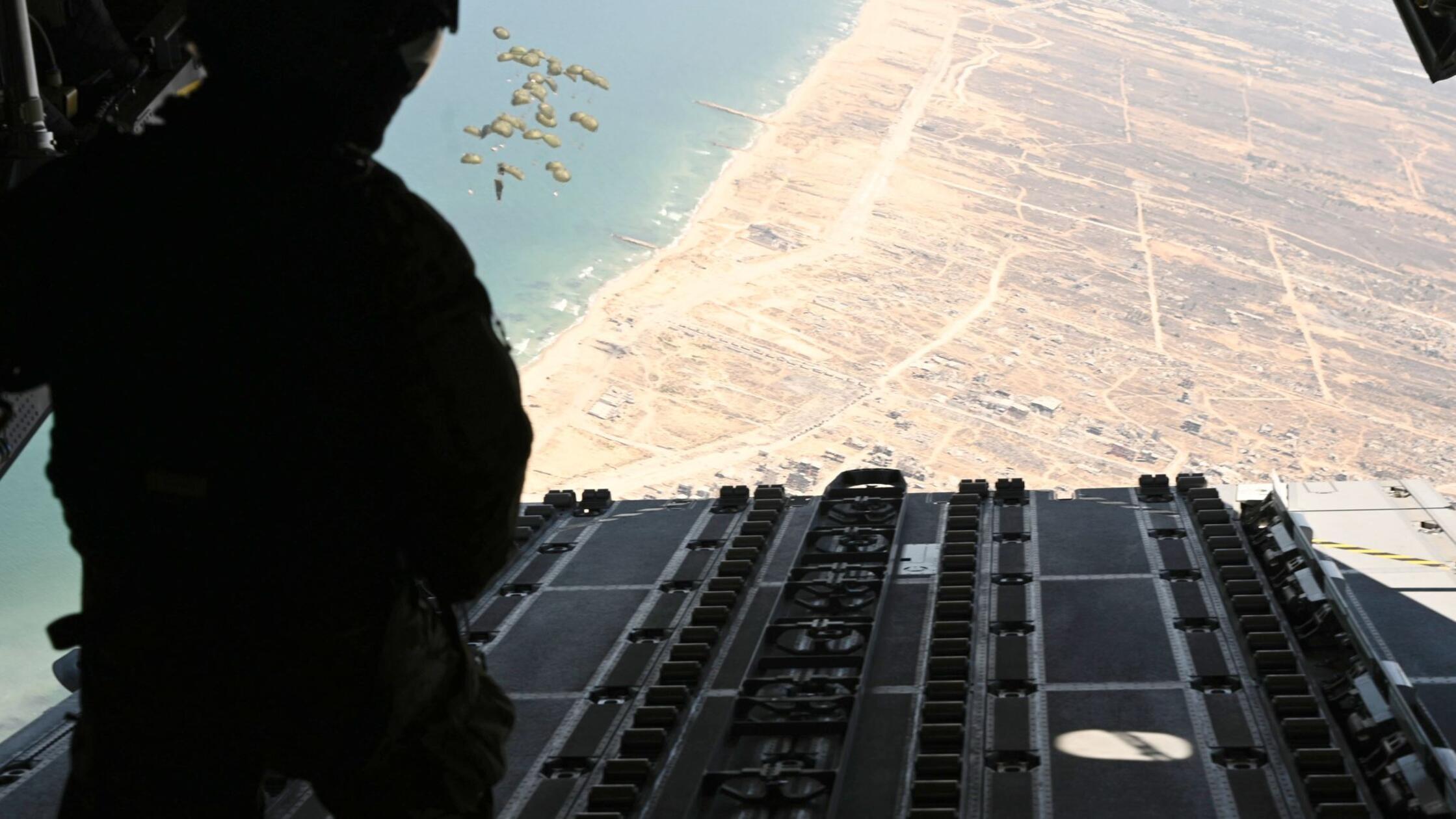 Bundeswehr hat über Gaza 192 Tonnen Hilfsgüter abgeworfen