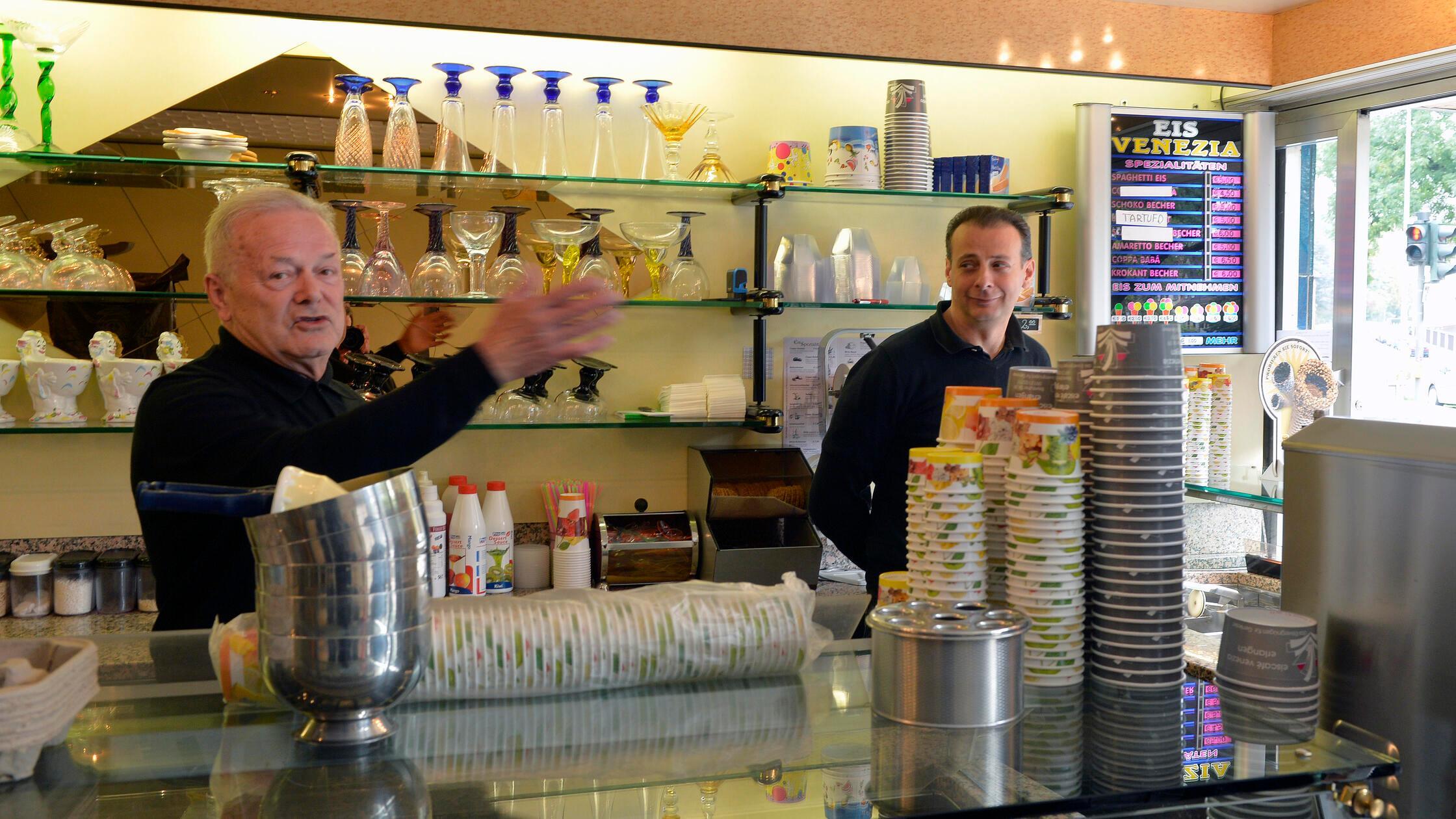 Das Eiscafé Venezia schließt