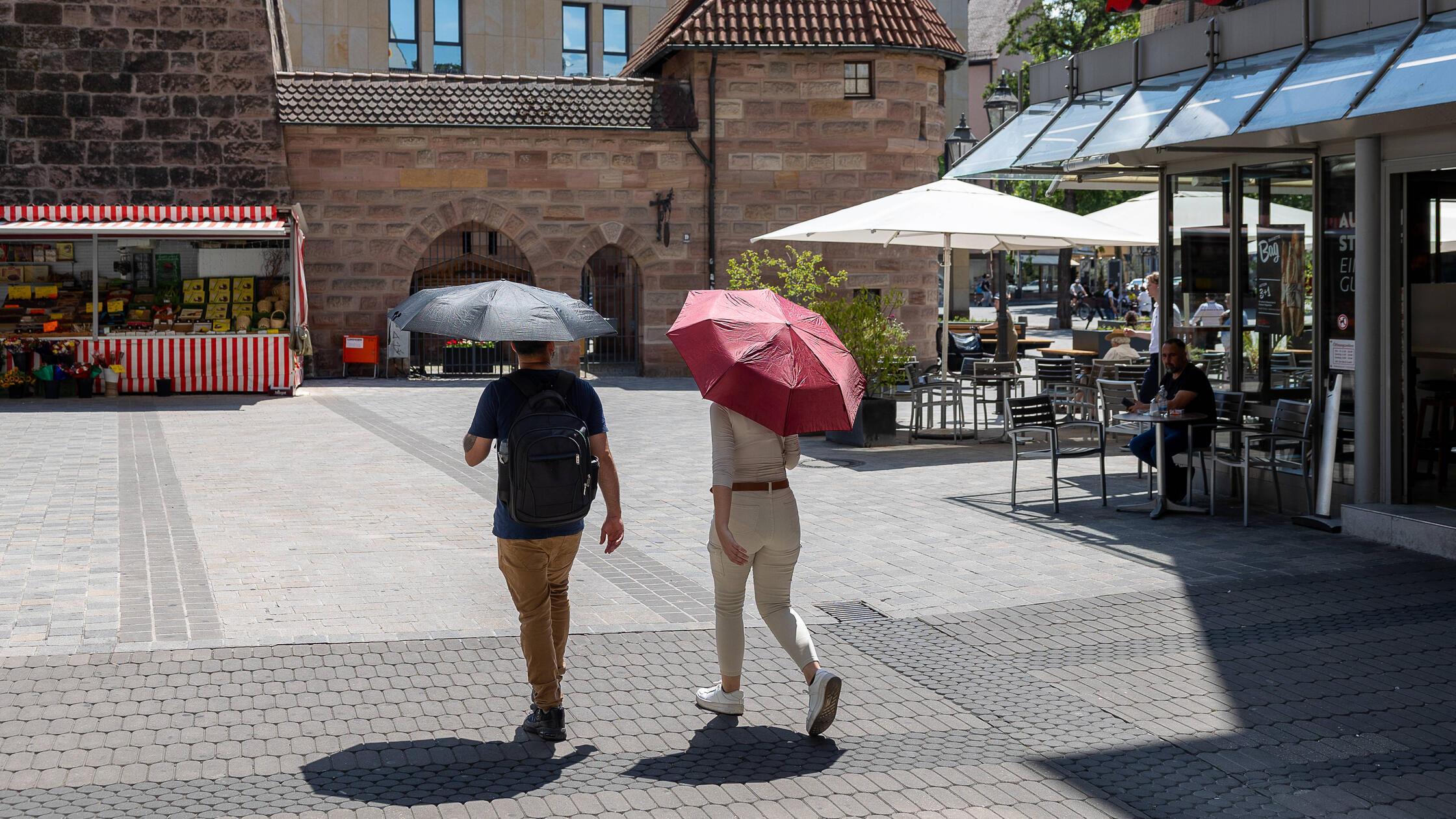 Hitzewelle in Nürnberg, 01.07..2025