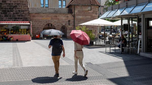 Hitzewelle in Nürnberg, 01.07..2025