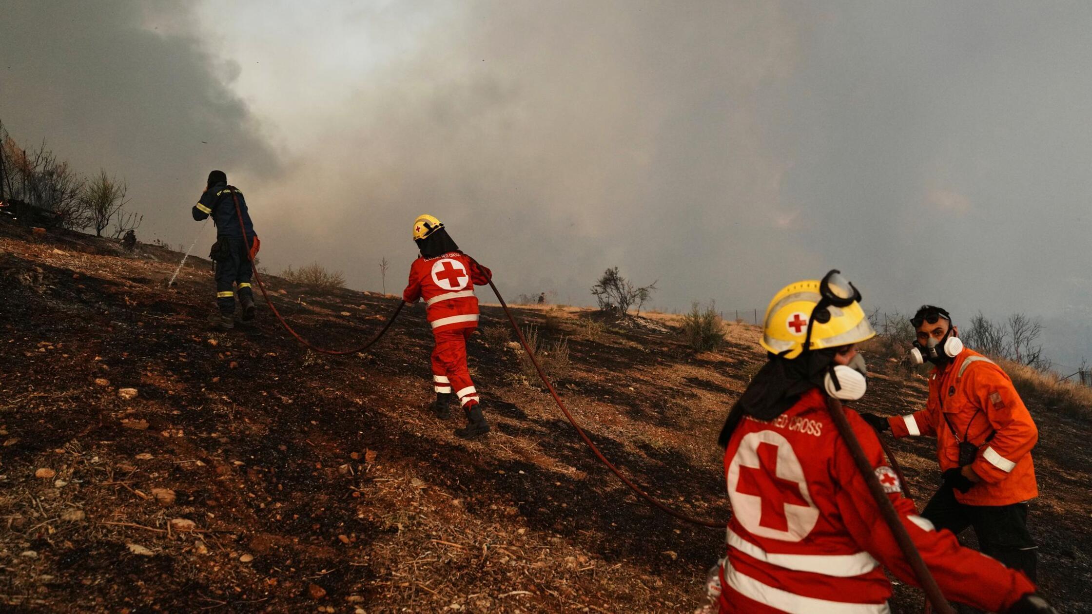 Leichte Entspannung bei Bränden in Griechenland