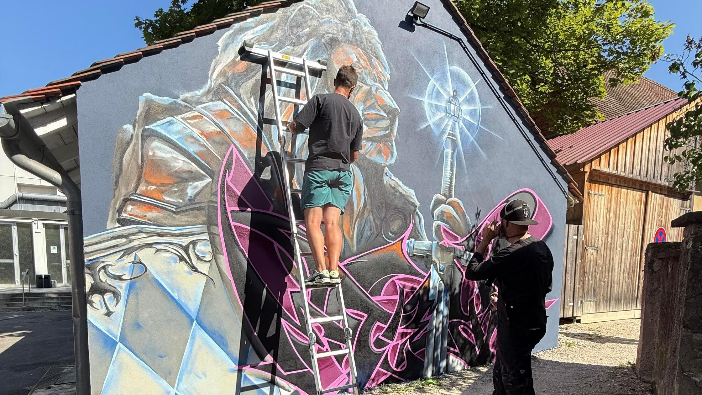 Live am Arbeiten: Matt Ling und Carlos Lorente ges