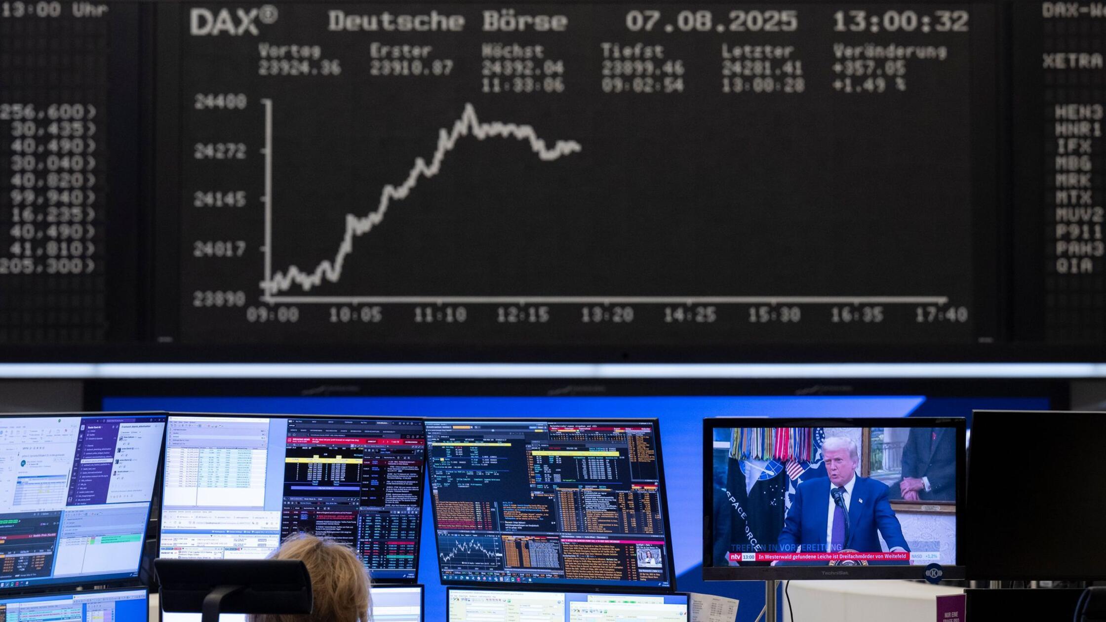 Viele Dax-Konzerne trotz Zollbelastung mit guten Ergebnissen