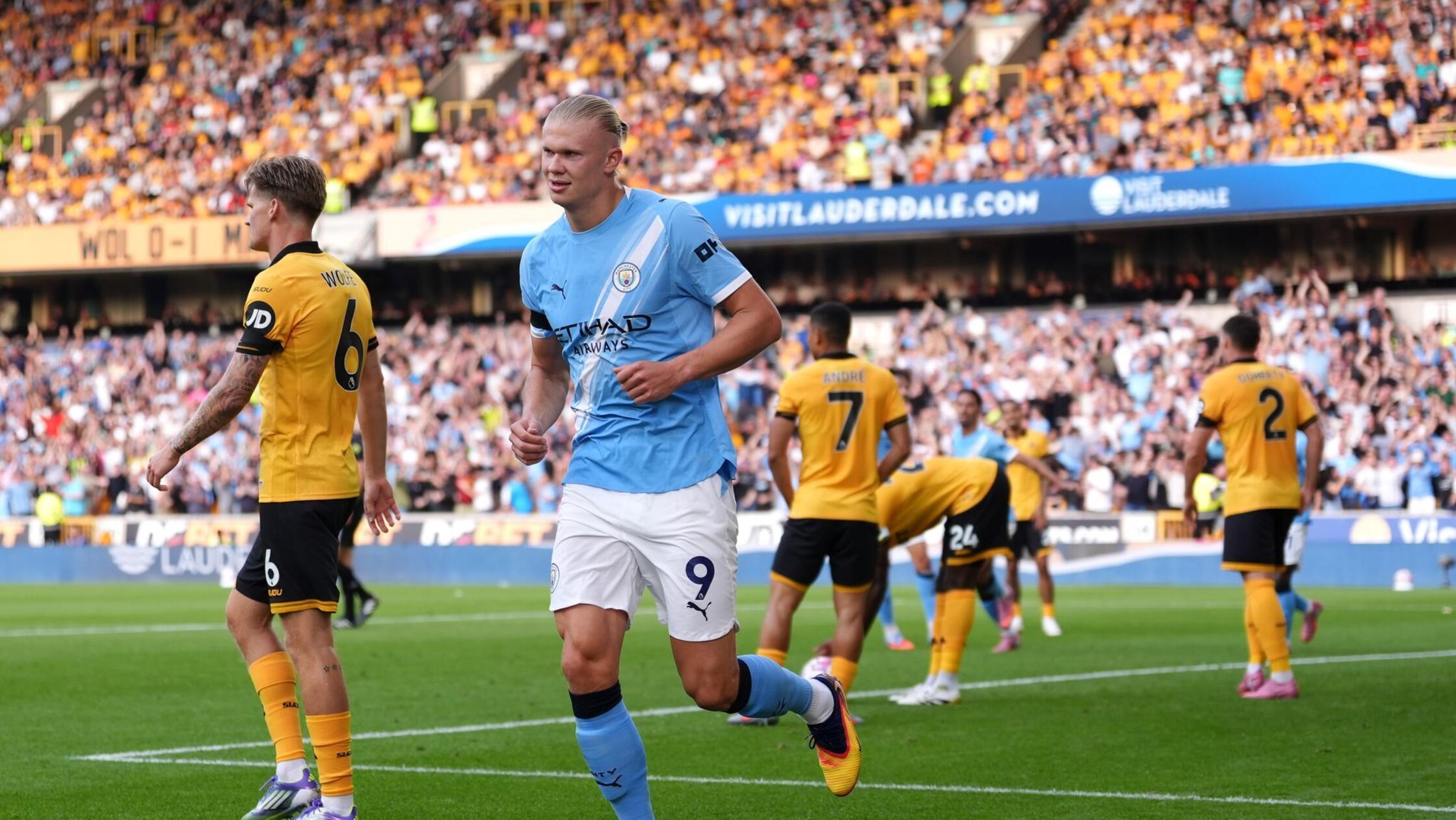 Perfekter Ligastart für Man City dank Doppelpacker Haaland