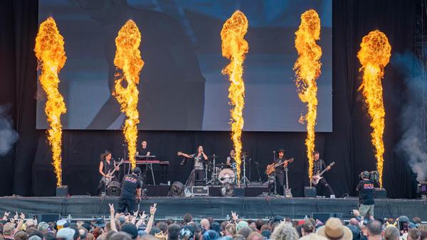 Auf der Main Stage lieferten Tarja und Marko Hietala eine energiegeladene Show.