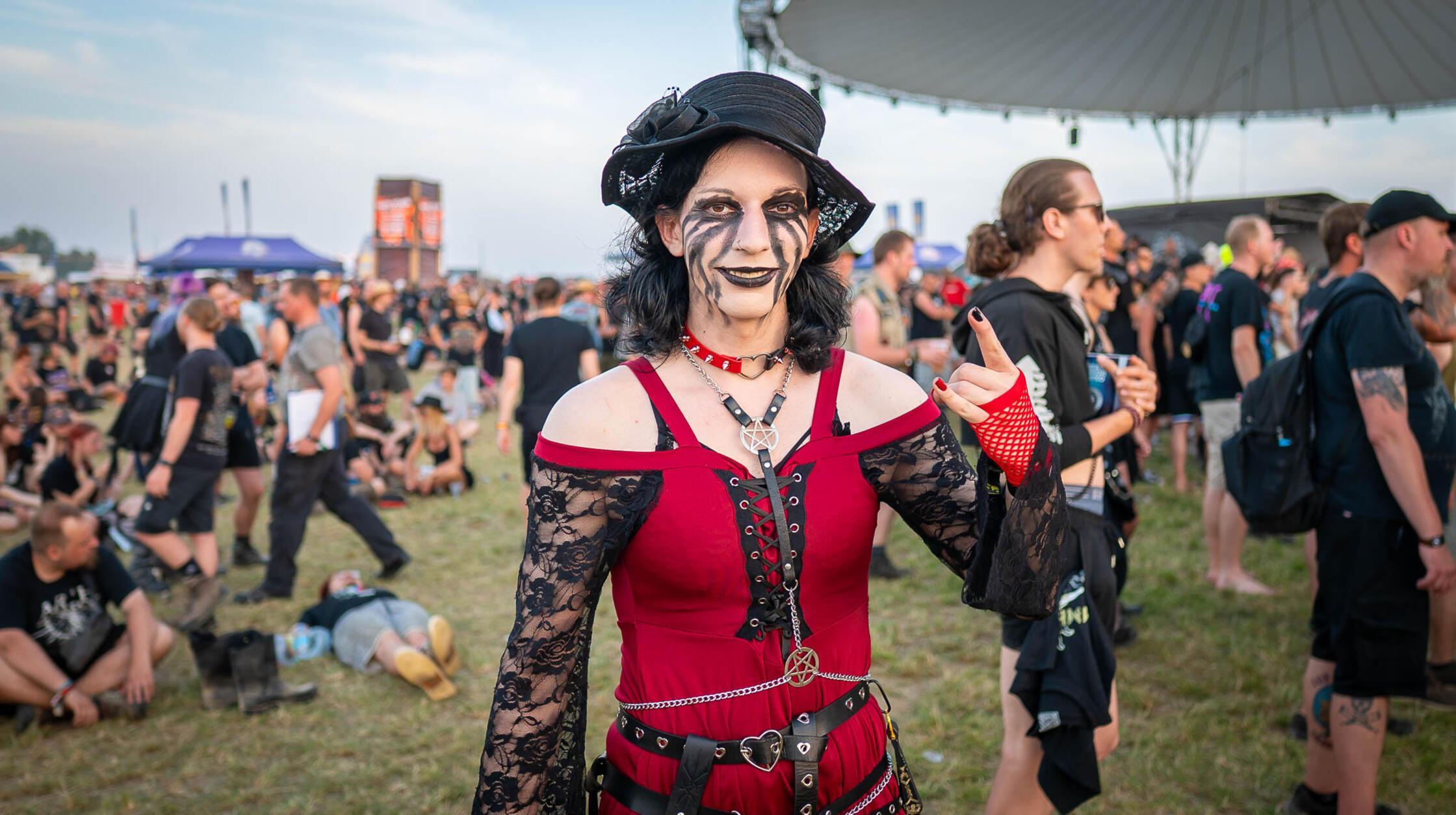 Das perfekt abgestimmte Outfit sorgte auf dem Summ