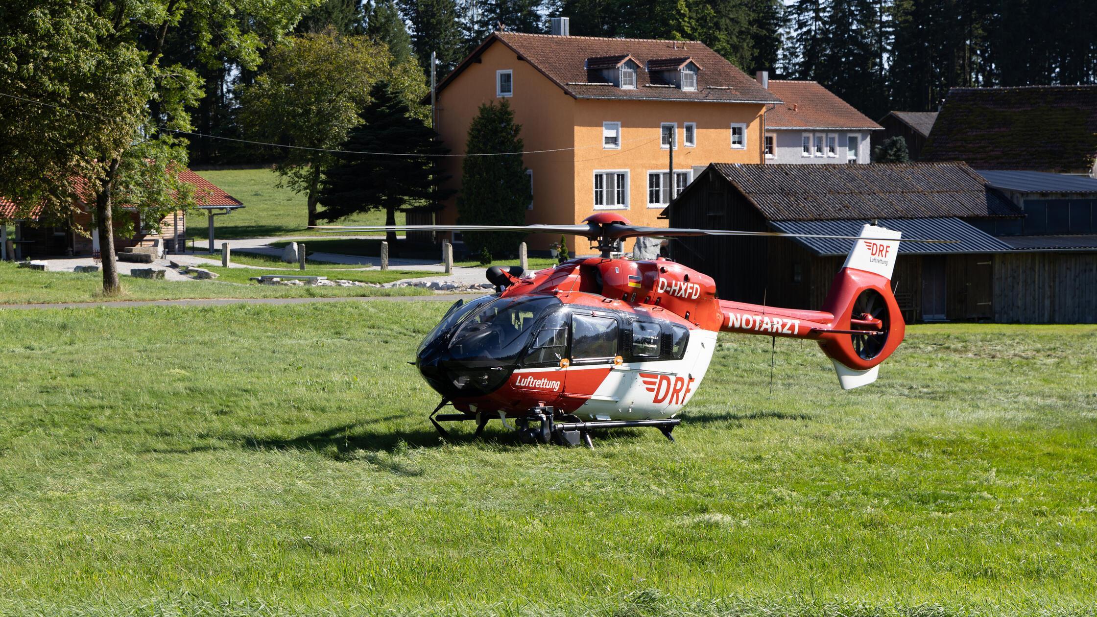 Hubschrauber im Einsatz: Kletterer stürzt in Bayern zehn Meter in die Tiefe und wird schwer verletzt