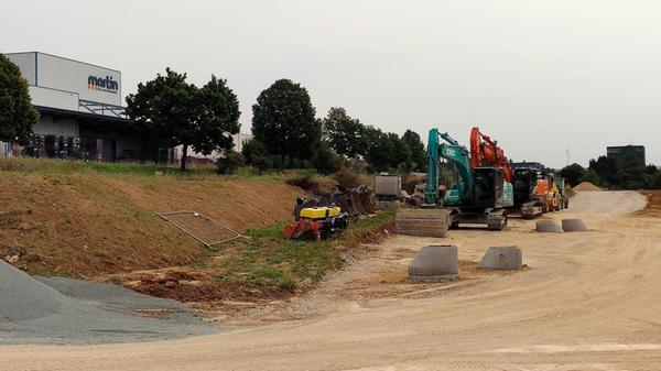 Im Baugebiet Hackenhofen IV sind die Erschließungs